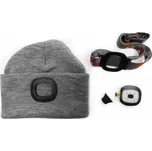 Magg Čepice s LED světlem - šedá