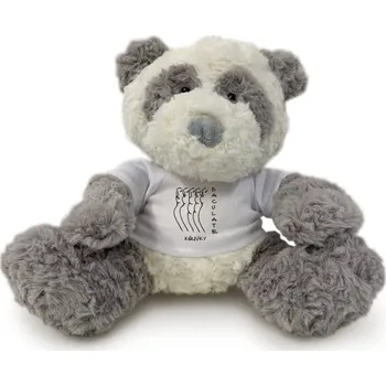 plyšák Panda s potiskem Plyšák baculaté křivky