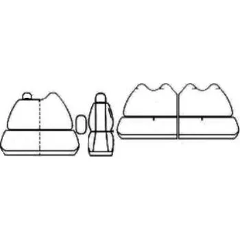 Potah sedadla Automega Autopotahy OPEL MOVANO, DOBELKABINA 7 MÍST, od r. 2010-2021, Dynamic žakar