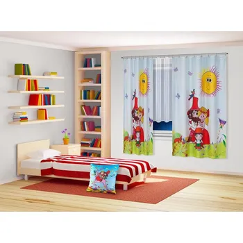 Přehoz na lůžko Závěs Rumcajs - 180 x 140 cm