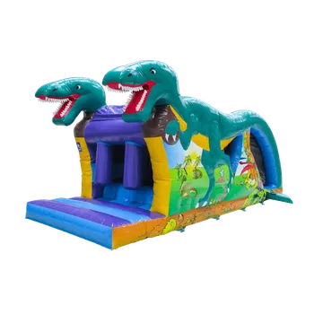 Skákací hrad Nafukovací překážková Raptor dráha 8,7m