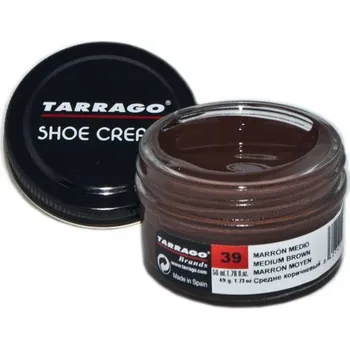 Přípravek pro údržbu obuvi Tarrago Krém na boty středně hnědý 50 ml