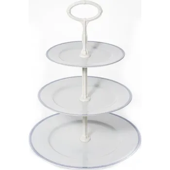 Talíř Porcelánová etažérka, Thun, JANA, trojdílná