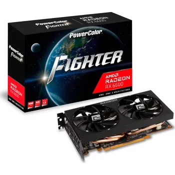 Grafická karta PowerColor Fighter RX6600 (AXRX-6600-8GBD6-3DH)