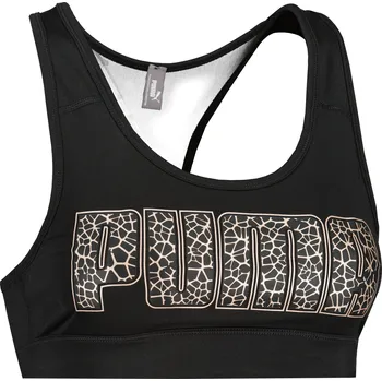 Dámská sportovní podprsenka PUMA MID IMPACT 4KEEPS BRA 520304-99 PUMA BLACK/METALLIC M