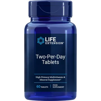 Zdraví Life Extension Two-Per-Day Doplněk stravy s obsahem vitaminů a minerálů 60 ks, tablety