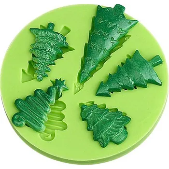 Vánoční dekorace Silikonová formička Vánoční stromky