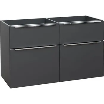 Koupelnový nábytek EBS Nevio Skříňka umyvadlová 121 cm, antracit