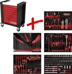 Dílenský vozík s nářadím 279 ks KS Tools PERFORMANCEplus P10 pojízdný 8 zásuvek