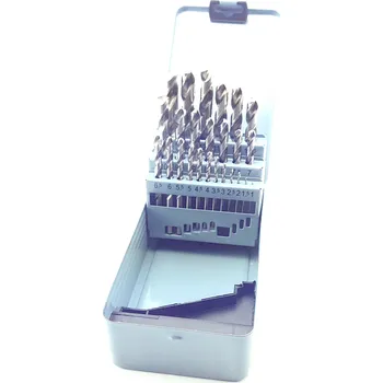 Vrták Sada vrtáků do kovu HSS-G vybrušované 25ks (1,0-13,0mm), plechové pouzdro MAGG PROFI 224025 + Dárek, servis bez starostí v hodnotě 300Kč