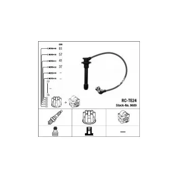 Zapalovací kabel Sada kabelů pro zapalování NGK RC-TE24 - TOYOTA