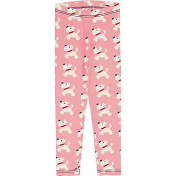 Dívčí legíny Dětské legíny Pejsci s červeným obojkem Maxomorra Velikost: 92/98