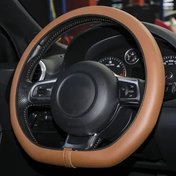 Potah na volant Sumex Potah volantu 37-38 cm COMFORT GRIP v imitaci hnědé kůže