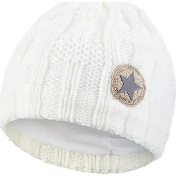 Čepice LITTLE ANGEL Čepice pletená mřížka Outlast ® - natur Vel. 3 | 42-44 cm