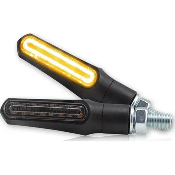 Osvětlení pro motocykl Blinkry na moto SMD "New Stick 2" LED černé, pár