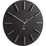 Designové nástěnné hodiny Future Time FT2010BK Round black 40cm