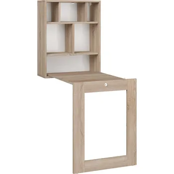 Psací stůl BIM Závěsný psací stůl rozkládací TILT dub sonoma