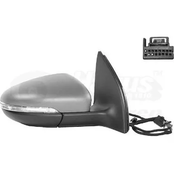 Auto zrcátko Vnější zpětné zrcátko VAN WEZEL 5863828