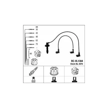 Zapalovací kabel Sada kabelů pro zapalování NGK RC-VL1304 - VOLVO