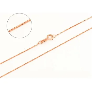 Řetízek Dámský řetízek z růžového zlata venezia 50 cm ZLR1230F + DÁREK ZDARMA