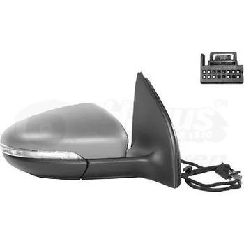 Auto zrcátko Vnější zpětné zrcátko VAN WEZEL 5863818
