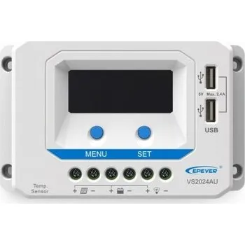 solární regulátor EPEVER Regulátor s displejem 20 A, 12/24V, VS2024AU