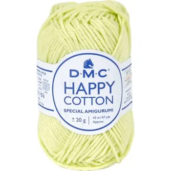 Příze Příze HAPPY COTTON 20g, světlá zelenožlutá - odstín 778