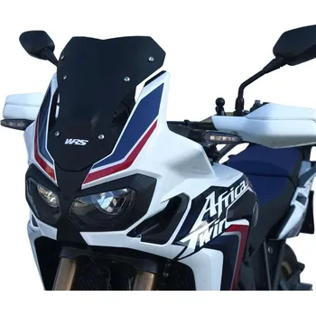 Motodoplněk Sportovní plexi WRS matná černá Honda Africa Twin CRF1000L 16-19 / Adventure Sports