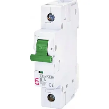 Jistič Jistič ETI ETIMAT Colour 1p B 6A 10kA 002100012