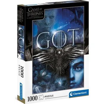 Puzzle Clementoni Game of Thrones Tříoký havran 1000 dílků