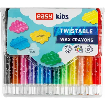 Easy Twist Mechanické vysouvací voskovky 12 ks