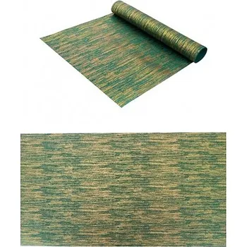 Party dekorace CHAKS Vánoční šerpa stolová zlato-zelená 28 cm