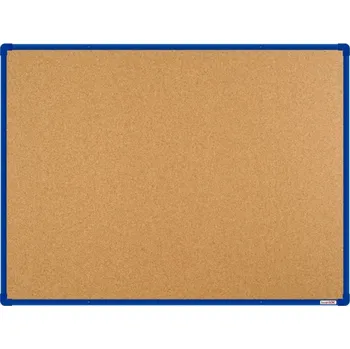 Korková nástěnka boardOK s modrým rámem 1500x1200 + doprava zdarma