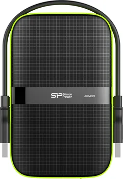 Externí pevný disk Silicon Power Armor A60 4 TB černý/zelený (SP040TBPHDA60S3K)