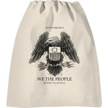 Sportovní vak Vak na záda s potiskem We, The People" Vak