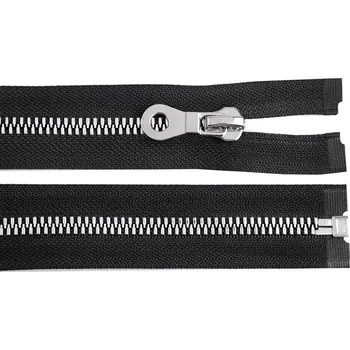 Zip Stoklasa Kostěný zip 8 mm/70 cm 322 černý