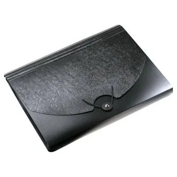 Set školních potřeb Teczka A4 z gumką 13 przegródek czarna