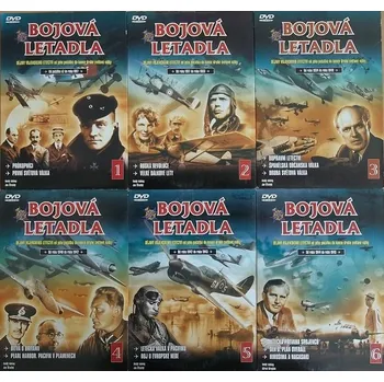 Bojová letadla 6x DVD (Dějiny vojenského letectví od jeho počátků do konce druhé světové války)