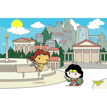 Plakát Plakát, Obraz - Wonder Woman and Cheetah - Chibi