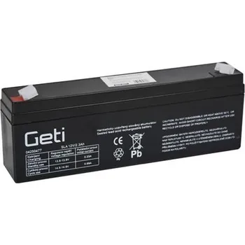 Trakční baterie GETI 12V 2.3Ah
