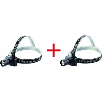 Čelovka LED čelovka - Dosvit až 150 metrů 1 + 1 ZDARMA