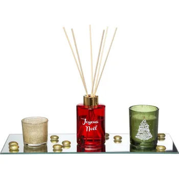 Svíčka Fééric Lights and Christmas Sada vůní pro domov, 2 svíčky a difuzér