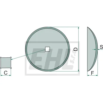 Brusný kotouč Orný disk 610 x 6 mm 18031-261040
