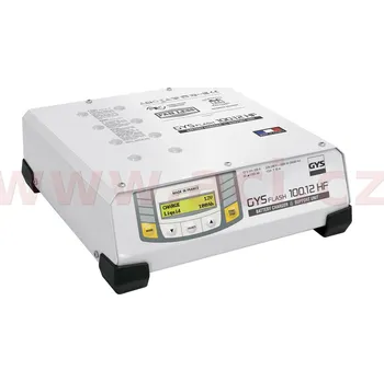 Nabíječka autobaterie Nabíječka/stabilizovaný zdroj GYSFLASH 100.12HF, 12 V, 20-1200 Ah, 100 A, kabely 2.5 m, menu v češtině