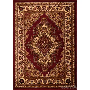 Koberec Jutex Kusový koberec Medailon 6895 - red cream - 60x100