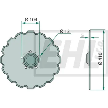 Brusný kotouč Secí kotouč 18031-0526