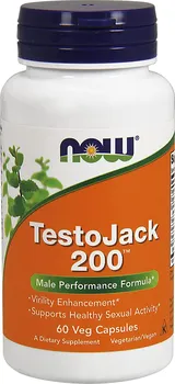 Přírodní produkt Now Foods TestoJack 200 60 cps.