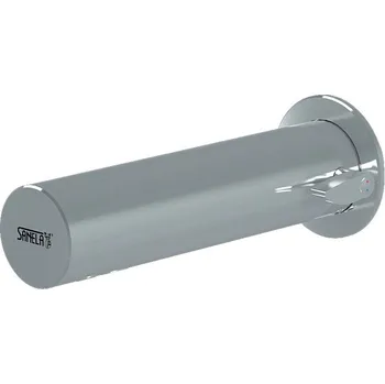 Vodovodní baterie SLU 42K - Automatická chromovaná nástěnná baterie, 24 V DC, pro smíšenou vodu 03420