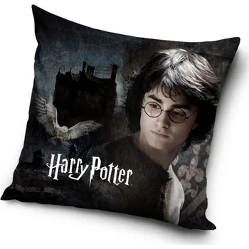 Povlak na dekorativní polštářek Carbotex Harry Potter povlak na polštářek 40 x 40 cm