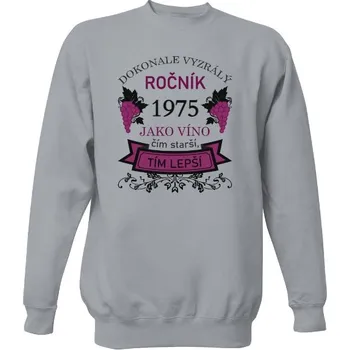 Pánská mikina Mikina bez kapuce Unisex s potiskem Dokonale vyzrálý ročník pánské